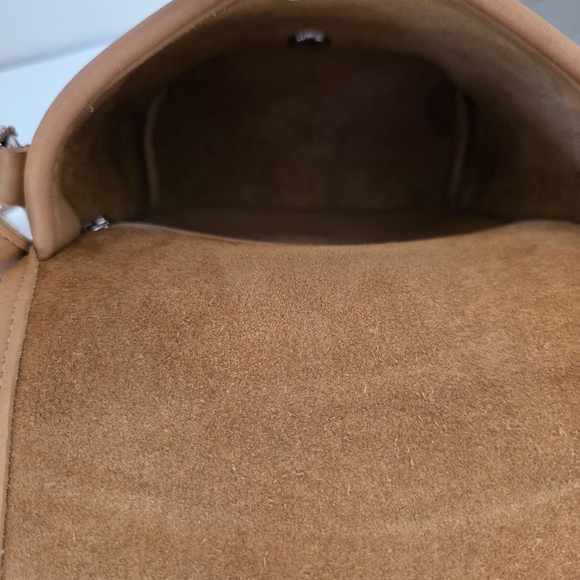 Vintage Coach Companion Flap Crossbody Bag Camel Glove Tanned Leather - Picture 8 of 15